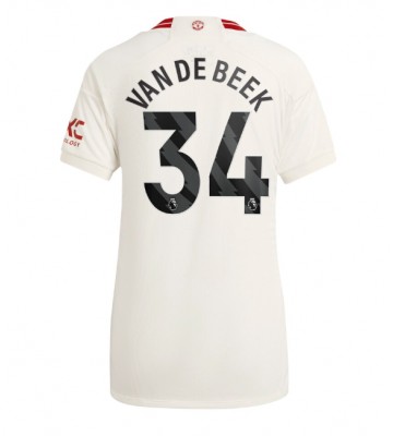 Manchester United Donny van de Beek #34 Replika Tredjetrøje Dame 2023-24 Kortærmet
